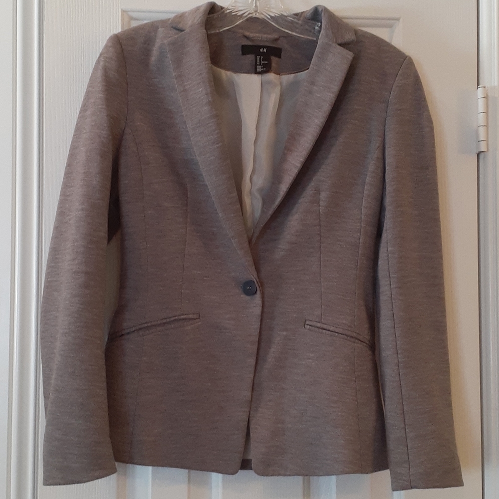 H&M Grey Blazer sz 6